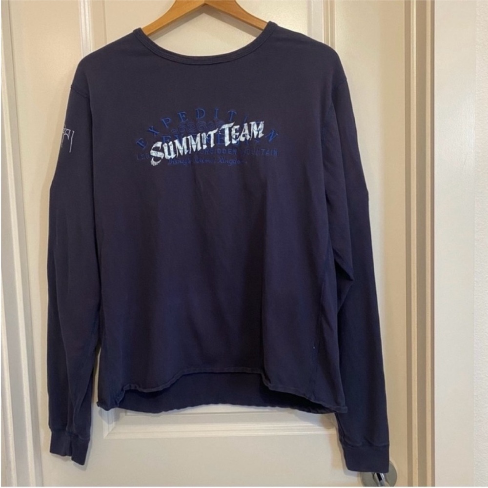 Disney Animal Kingdom Summit Team Expedition Everest M Shirt Mountain Patches